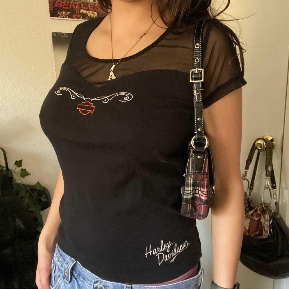 harley davidson mesh shirt